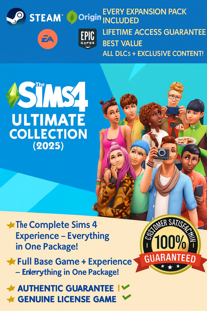 The Sims 4 All 86+ DLCs 2025